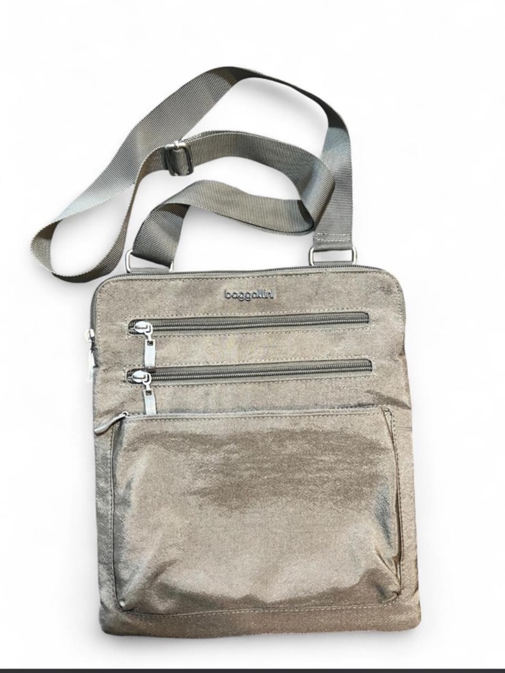Baggallini Chelsea Crossbody Bag Sterling Shimmer